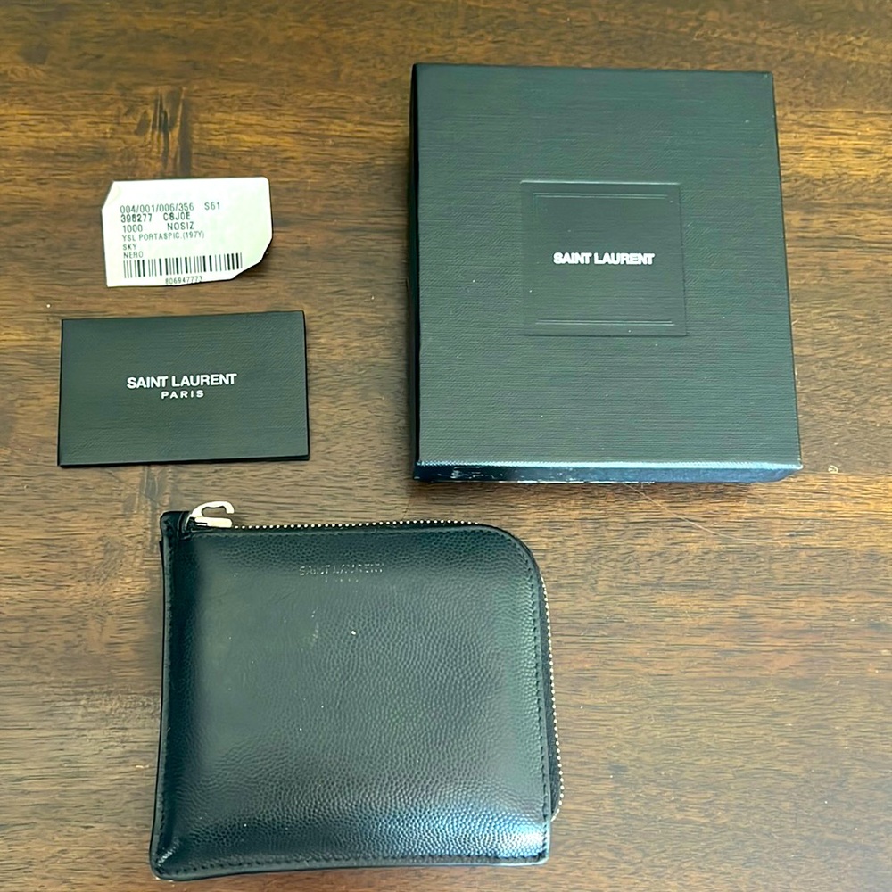 Black Saint Laurent Wallet